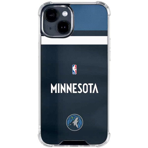 NBA Minnesota Timberwolves Jersey iPhone 14 Clear Case